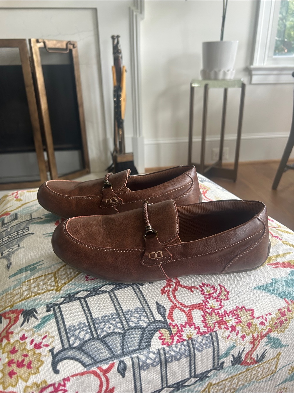 Crown Vintage Men’s Brown Leather Loafers